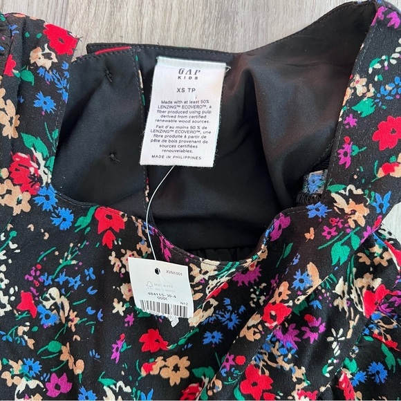 Gap Kids Black Floral Dress - Picture 2 of 5